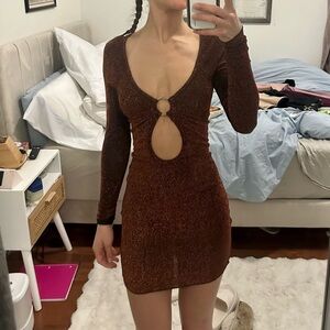 Superdown sparkly mini dress